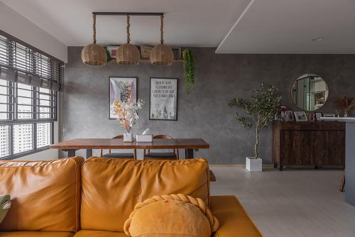 Industrial Dining Room at Fernvale Rivergrove