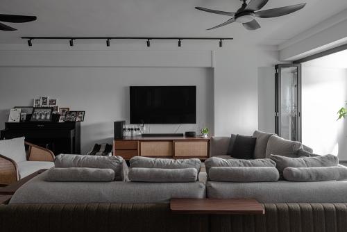 Modern Living Room at Pasir Ris