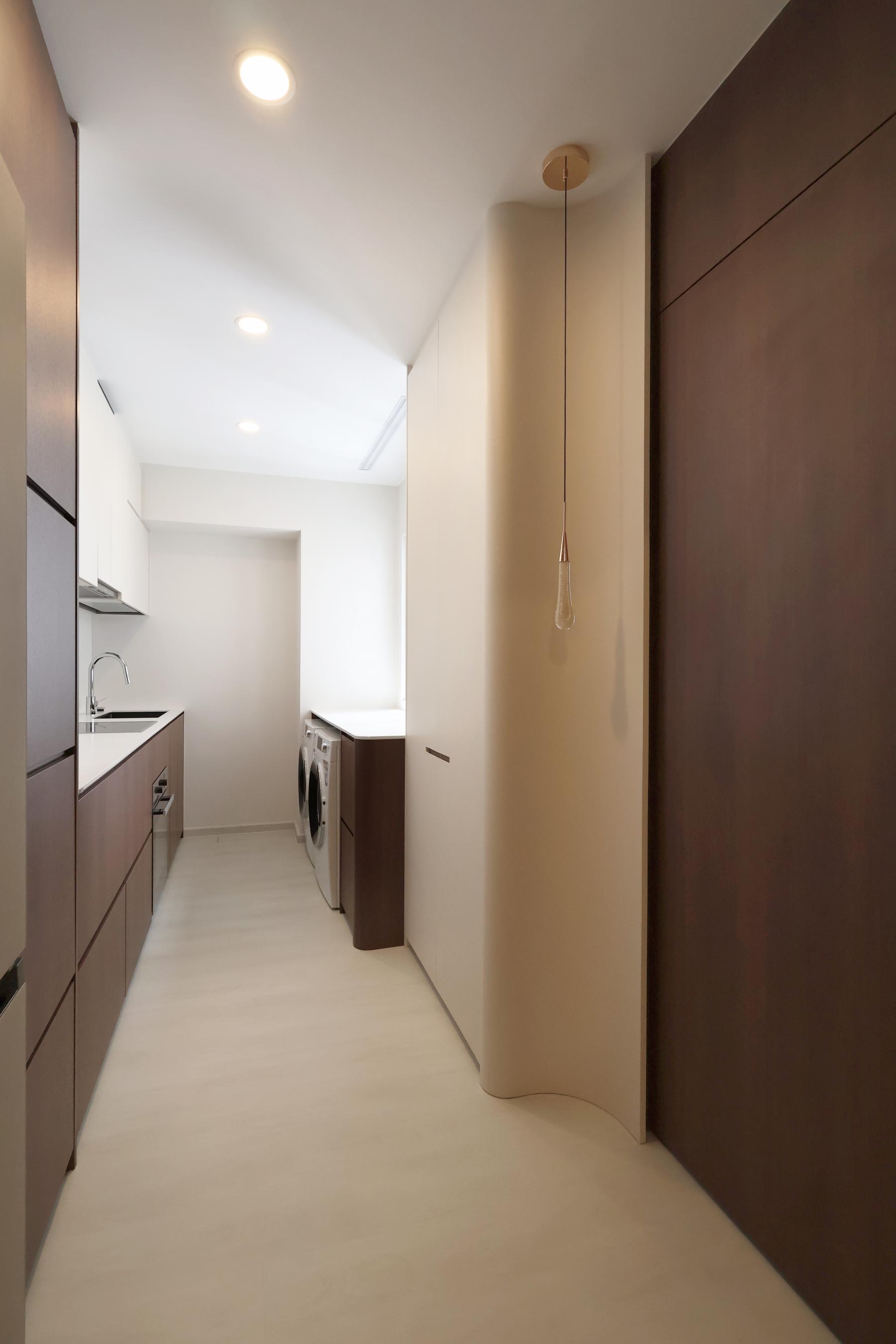 Modern Kitchen with Kitchen Window and Kitchen Accessories