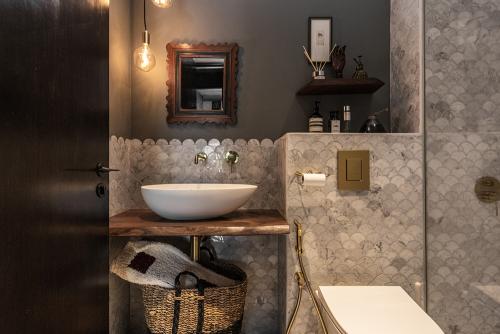 Eclectic Bathroom at A Style Like No Other