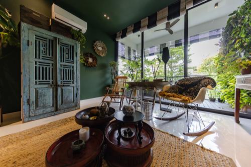 Eclectic Living Room at A Style Like No Other