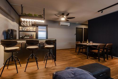 Industrial Home Bar at Tampines