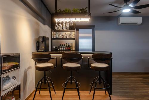 Industrial Home Bar at Tampines