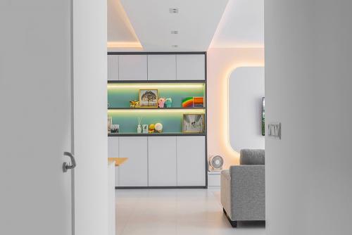 Modern Living Room at Yishun Riverwalk