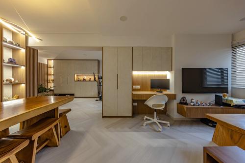 Eclectic Living Room at Sengkang