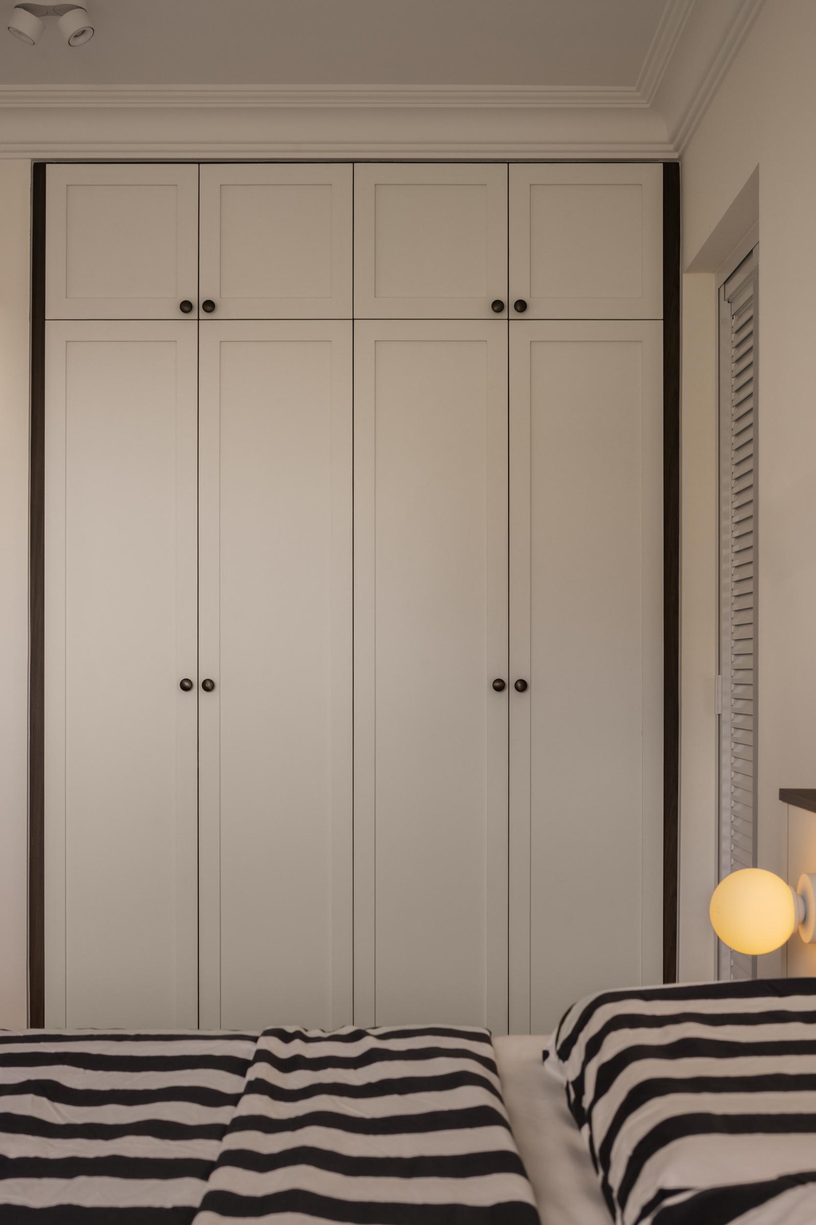 Country Bedroom with Wardrobe and Closet