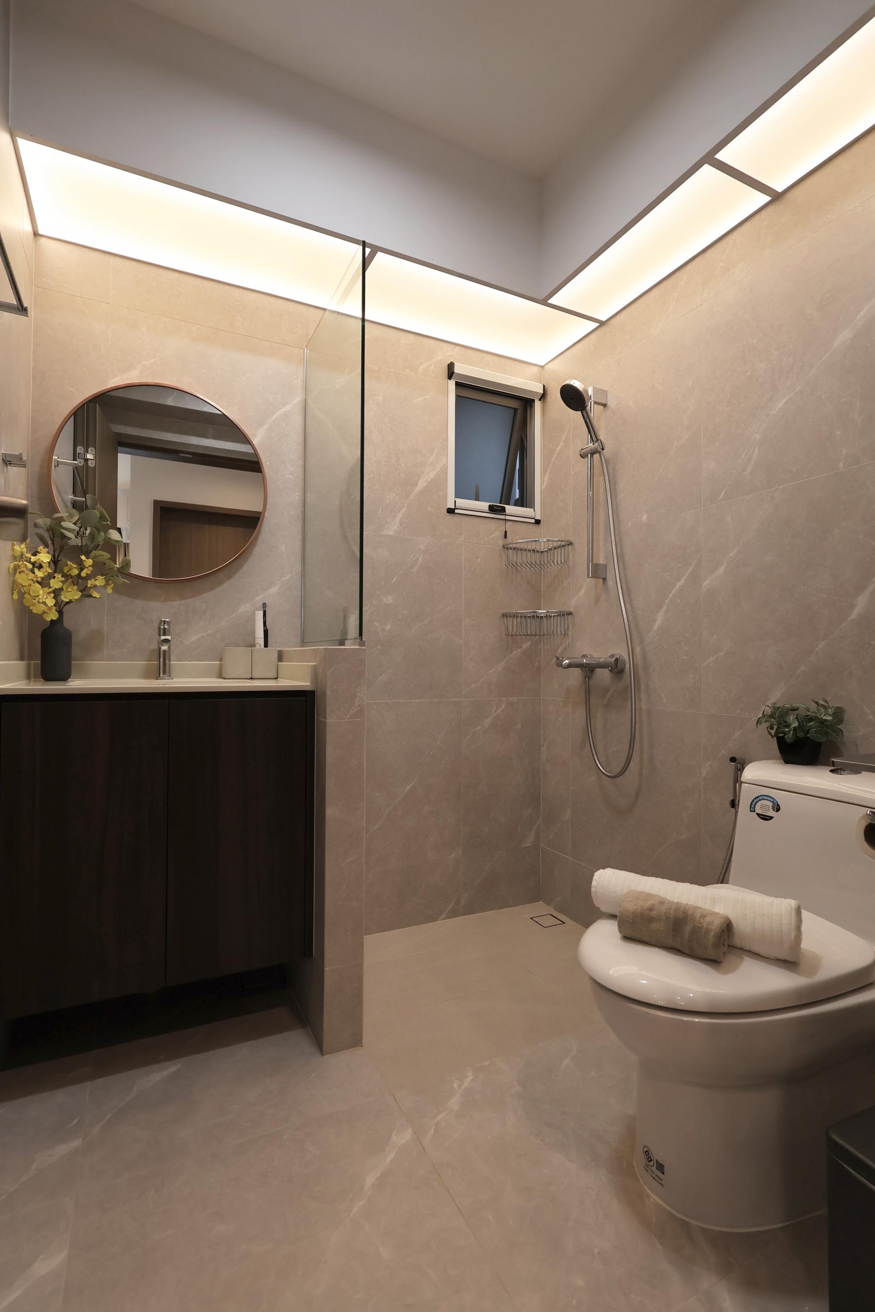 Modern Bathroom with Bathroom Storage and Bathroom Accessories