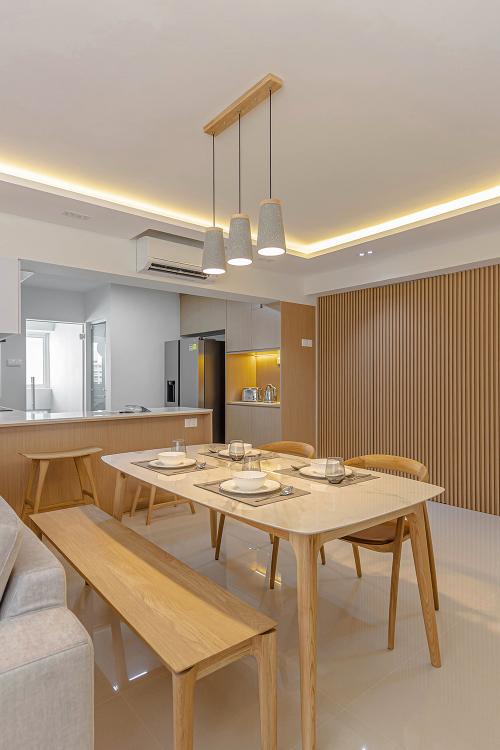 Scandinavian Dining Room at Pasir Ris