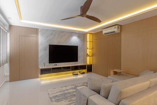 Scandinavian Living Room at Pasir Ris