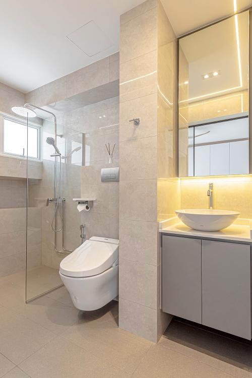 Scandinavian Bathroom at Pasir Ris