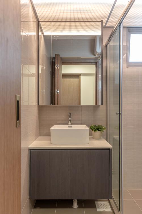 Transitional Bathroom at Northshore Cove