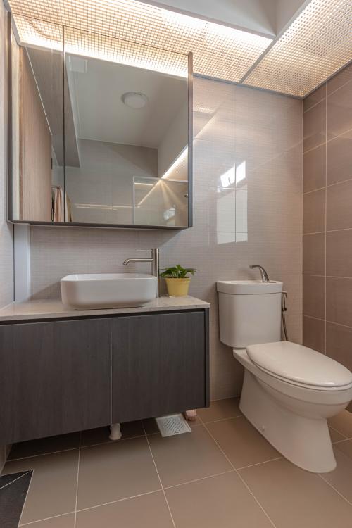 Transitional Bathroom at Northshore Cove