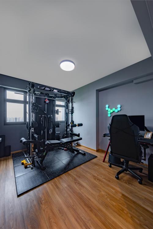 Modern Home Gym at Compassvale Helm @ Sengkang