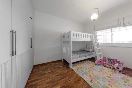 Transitional Bedroom at Serangoon Maisonette