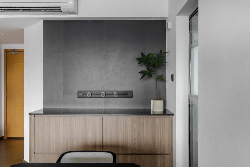 Contemporary Dining Room at Bishan Point
