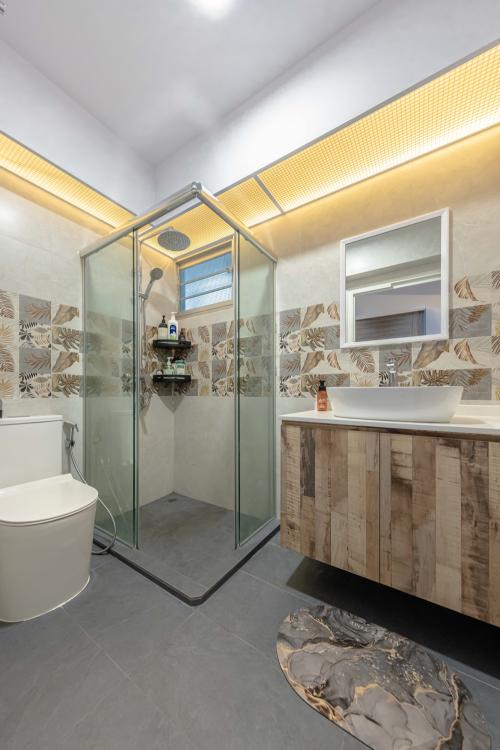Modern Bathroom at Hougang Parkedge