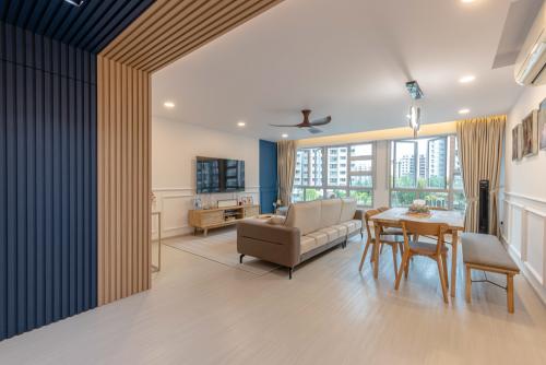 Modern Living Room at Hougang Parkedge