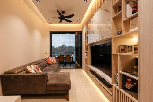 Modern Living Room at Fourth Avenue Residences