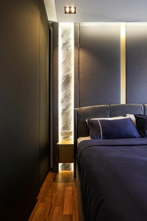 Modern Bedroom at Fourth Avenue Residences