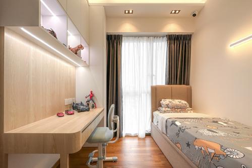 Modern Bedroom at Fourth Avenue Residences