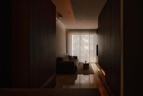 Contemporary Living Room at Forett at Bukit Timah