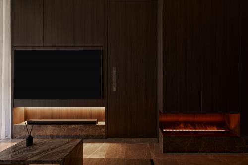 Contemporary Living Room at Forett at Bukit Timah
