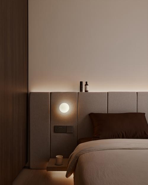 Contemporary Bedroom at Forett at Bukit Timah