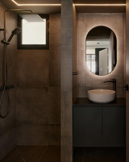 Contemporary Bathroom at Punggol Point Cove