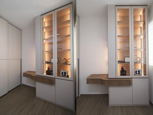 Contemporary Bedroom at 3 Bedroom Condo @ Yishun Close