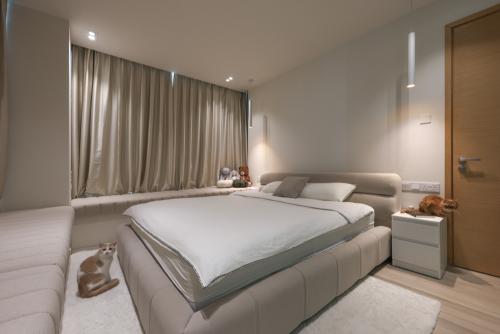 Modern Bedroom at One Amber