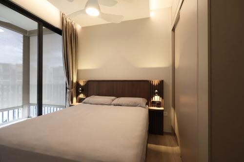 Contemporary Bedroom at 3 Bedroom Condo @ Sengkang Grand Residence