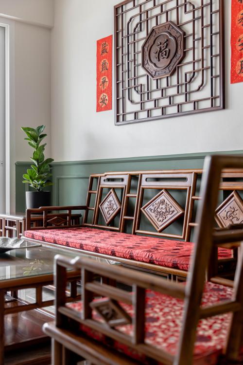 Asian Living Room at Novena Regency