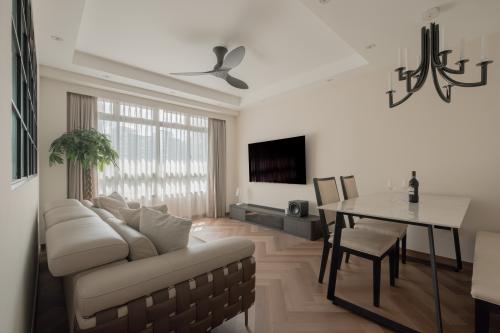 Vintage Living Room at 306D Punggol Drive