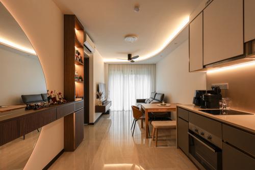 Modern Living Room at Normanton Park