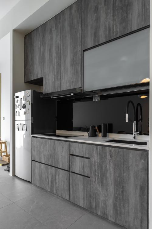 Contemporary Kitchen at Boathouse Residence