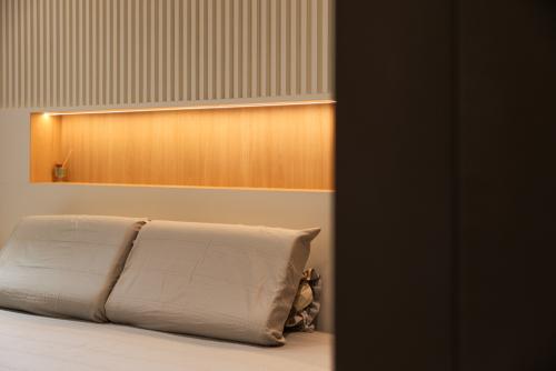 Minimalist Bedroom at Woodleigh Residences