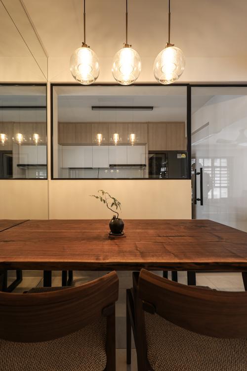 Eclectic Dining Room at Admiralty Grove