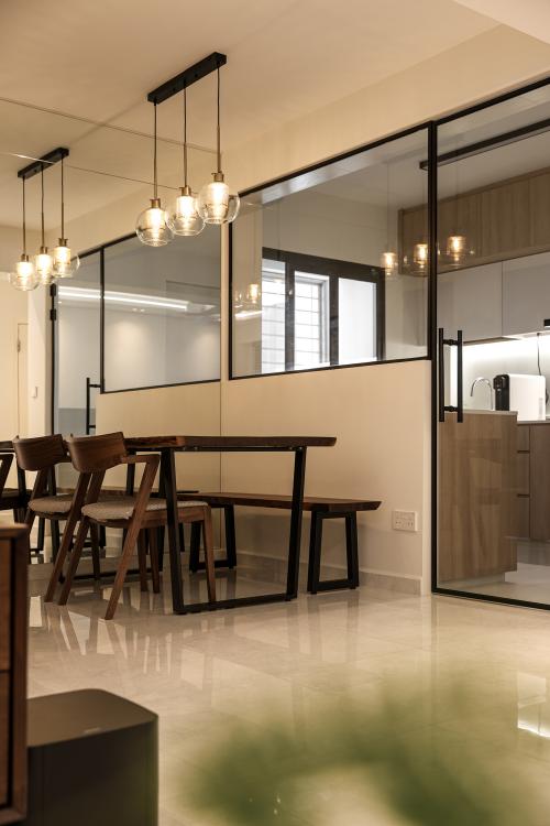 Eclectic Dining Room at Admiralty Grove