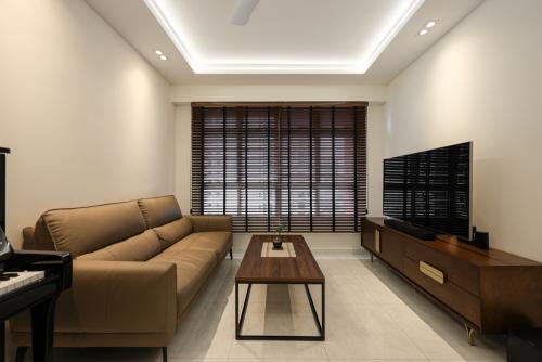 Eclectic Living Room at Admiralty Grove