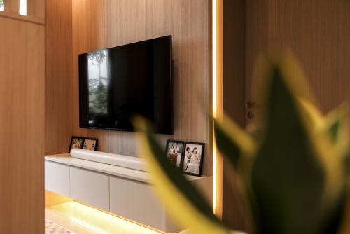 Scandinavian Living Room at Dairy Farm Residences