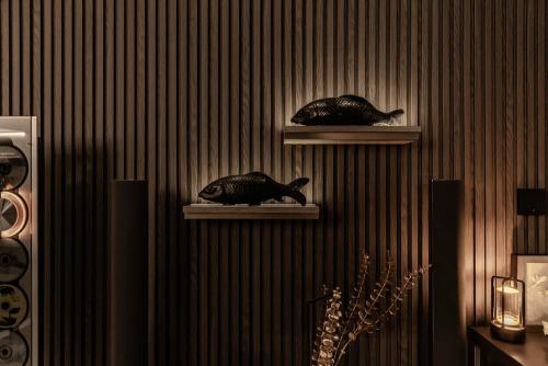 Modern Living Room at The Gentlemen’s Haven