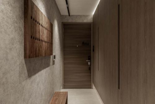 Modern Foyer at The Gentlemen’s Haven