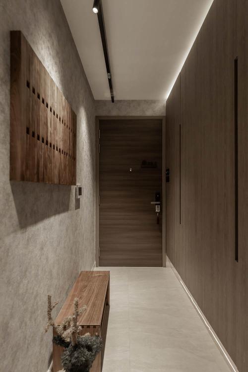 Modern Foyer at The Gentlemen’s Haven