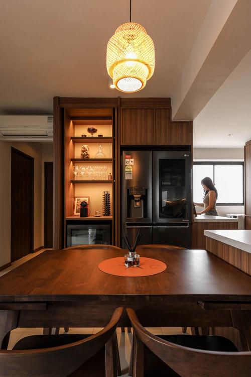 Modern Dining Room at Ghim Moh Edge