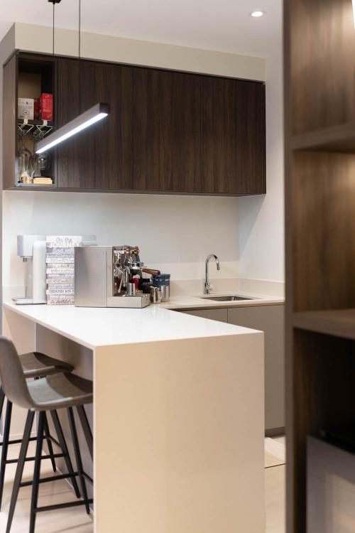 Modern Kitchen at Riverfront Residences