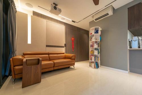 Modern Living Room at Riverfront Residences