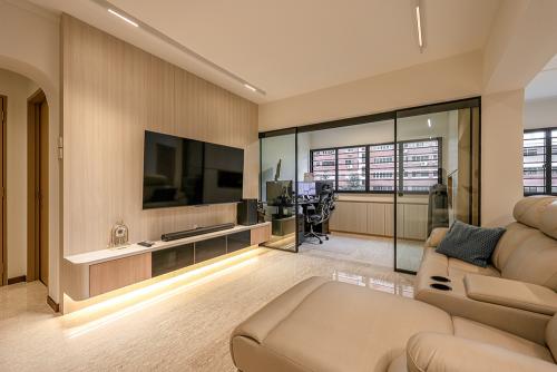 Scandinavian Living Room at Queenstown