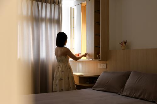 Minimalist Bedroom at Floral Spring @ Yishun