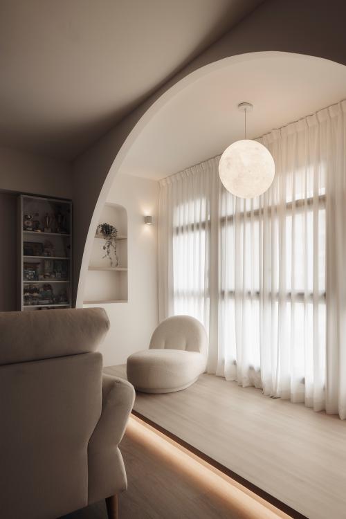 Scandinavian Living Room at Parc Clover @ Tengah