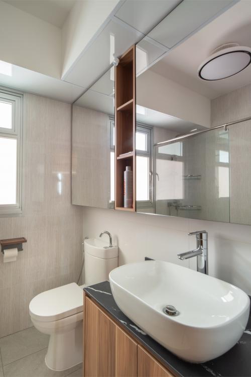 Scandinavian Bathroom at 126D Canberra Cres